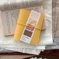 新品现货M5活页本便携迷你PU皮革笔记本记事本活页本随身口袋本绑带手账本M5 Loose-leaf Portable Mini PU Leather Notes20250926