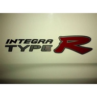 Integra dc5 type R sticker decal (100% copy original)