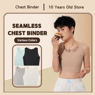 Janest Chest Binder Pullover Seamless Binder Sport Bra Breathable Chest Binder Binder Tomboy Janest 