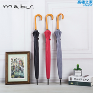 【好康】mabu進口復古江戶雨傘商務長柄傘抗風暴雨傘晴雨傘男女