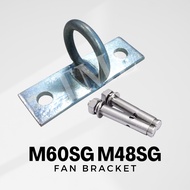 Ceiling Fan Bracket Hook for KDK Fans or Swing + M10 Sleeve Anchor TML