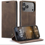 Case iphone 17 pro max / iphone 17 pro / I-Phone 17 Flip Caseme Wallet Leather Cover Casing premium 