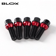 5Pieces Wheel B12.9 Grade Forged Bolts Nuts Screw for Benz Audi Porsche VW Golf 5/6/7 CC A4 A5 A6 M1