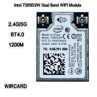 WIRCARD 7265D2W 7265AC Dual Band Kad WIFI Kad Rangkaian 2.4G/5G