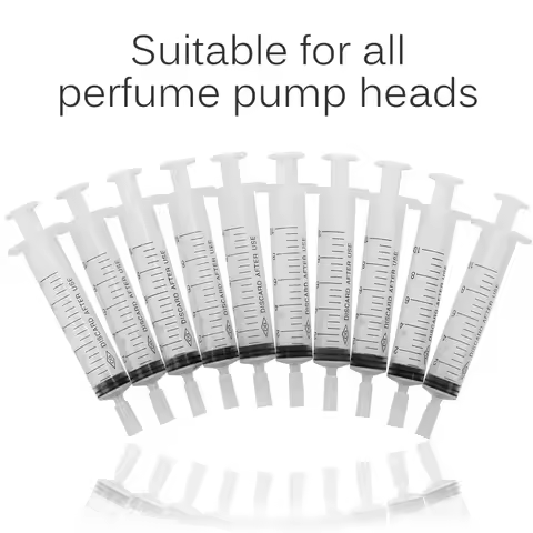 dispenser quantitative syringe plastic 10pcs 10ml perfume tool refills cosmetics for distribution of