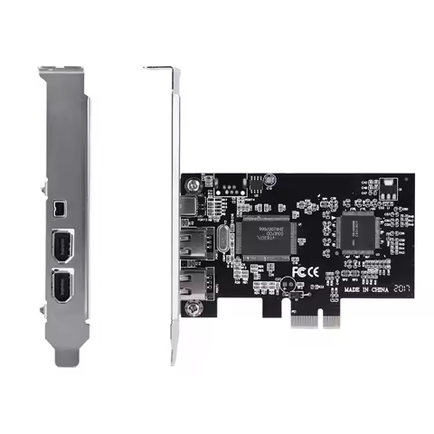PCI-E PCI Express FireWire 1394a IEEE 1394 Controller Card with Firewire Cable 1394a controller card