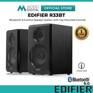 EDIFIER R33BT WIRELESS BLUETOOTH 5.0 ACTIVE SPEAKER SYSTEM WITH TOP-MOUNTED CONTROLS AND REMOVEABLE 
