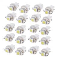 車ライト LEDランプ バルブ ゲージ ホワイト T5 B8.5D 5050 1 SMD
