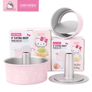 [CHEFMADE] HELLO KITTY 6INCH / 8INCH non-stick chiffon cake mold Chiffon Live Bottom Cake Mold Round