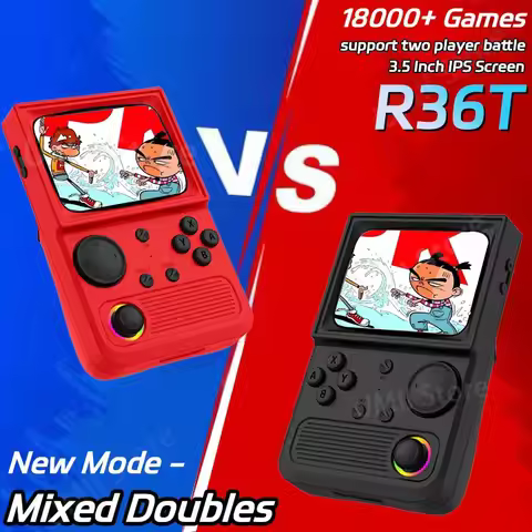 AISLPC R36T Retro TV Handheld Game Console Wifi Multiplayer 3.5 inch IPS Screen Linux System Portabl