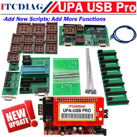 ITCARDIAG UPA-USB PRO V1.3 SN : 050D5A5B ECU Chip Tunning Tool Add New Scripts with NEC Functions UP