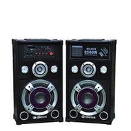 Crown KR-8500 8500W 8" Woofer 4X4" Tweeter 3 Way Karaoke Ready Baffle Speaker (1 Pair)