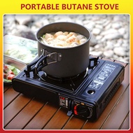 Outdoor Camping stove Portable butane gas stove set 2 in 1 burner super kalan With Carrying Case sin