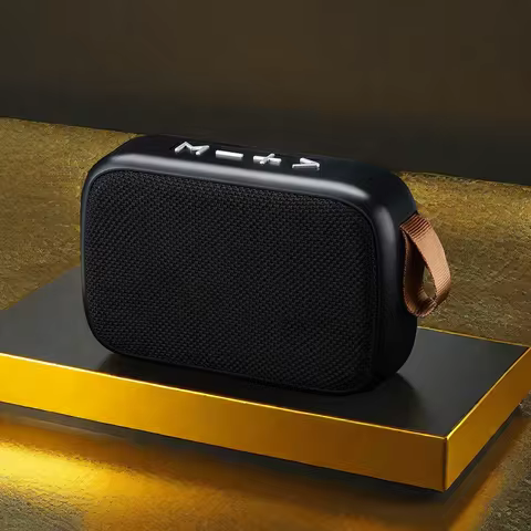 Portable Wireless Waterproof Mini Fabric Bluetooth Speaker,Outdoor HlFl 3D Stereo MP3 Player Support