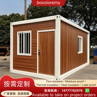 3×6×2.8m Wood Grain Container Living House, Prefab Homestay / Site Office