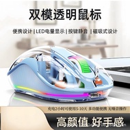 High-Value Mouse M333 C Port Charging Transparent Design Breathing Light Suitable for Notebook Deskt