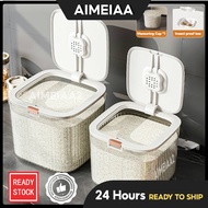 ❤️🇲🇾24h🤍Rice Storage Box Grain Container Household Cereal Rice Bucket Insect and Moisture Proof Seal