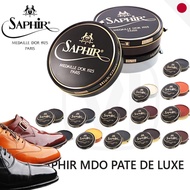 Saphir Beeswax Polish Professional Mirror Shine Wax for Leather Shoes - High Gloss & Water Repellent