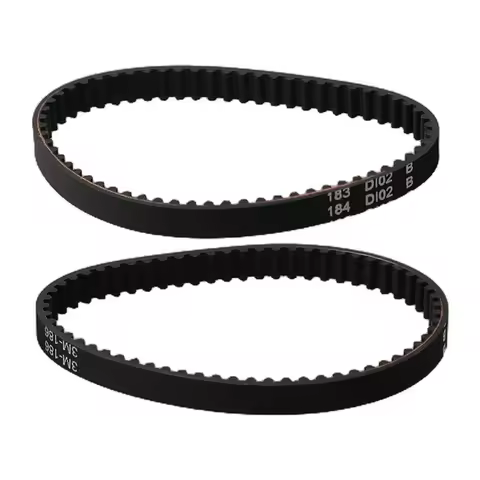 2pc Toothed Belt Drive HTD186-3M For Karcher FC3 FC5 (Premium) Hard Floor Vacuum Cleaner Household C