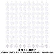 MATAHARI EELIC TMM-MTH1.5M Contents 10 PCS crystal sun-shaped beaded curtain decorations 1.5 meters 
