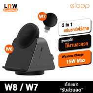 [มีของพร้อมส่ง] Eloop W8 + W7 3 in 1 Magnetic Wireless Charger Stand 15W แท่นชาร์จไร้สาย แท่นชาร์จนาฬิกา แม่เหล็ก หูฟังไร้สาย ที่ชาร์จไร้สาย Smart Watch