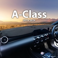For Mercedes Benz A-Class W177 A-Klasse A160 A180 A200 A45 2019-2024 Automobile Dash Mat Dashboard P