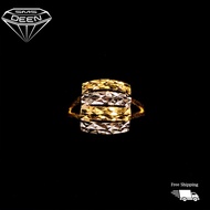 SMS DEEN Glutinous Rice Ring, ±2.3GM - Gold 916 Gold - Glutinous Rice Ring (Sz: 13 - 2.28GM)