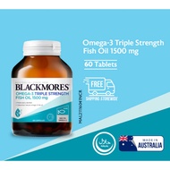SHIP MALAYSIA Blackmores Omega-3 Triple Strength Fish Oil 1500mg EXP2027  Blackmores Omega 3 Triple 