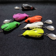 Soft FROG CURUT TENGGELAM 4CM BM LURE COCK AND TOMAN CASTING BAIT