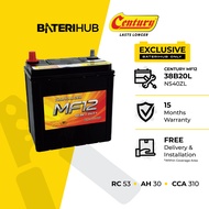 [ FREE INSTALLATION ] Bateri Kereta 38B20L | Century MF12 Heavy Duty | Car Battery | Perodua Kancil 