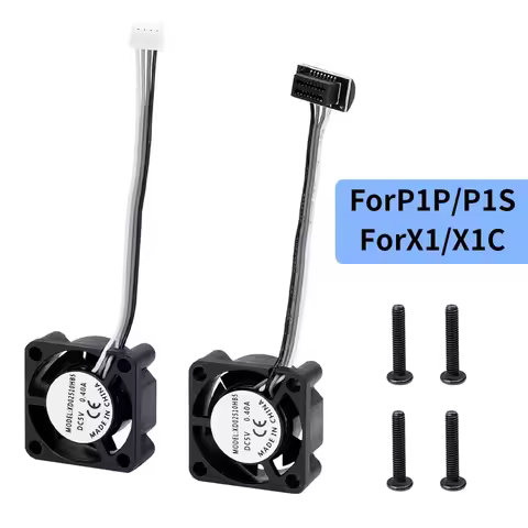 2510 Fan For Bambu Lab X1/P1 A1 Hotend Cooling Fan With Cable Rapid X1C P1S P1P A1 A1 Mini 3D Printe