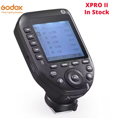Godox XproII TTL Wireless Flash Trigger 1/8000s HSS TTL-Convert-Manual Function Large Screen for Can
