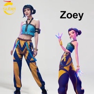 SUBEI1 KPop Demon Hunter Costume, Full Costume Set  Print Outfit Zoey Cosplay Costume,  Kpop Group I