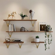 Wall Shelf Wall Shelf Punch-Free Partition Customized One-Word Plate Wall-Mounted Iron Shelf Living Room Wall-Mounted