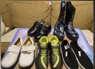 🉐sale🉐 五對size 30 男童鞋 /黑皮鞋/白皮鞋/足球鞋/布鞋/水鞋/$120 for 5 pairs