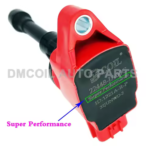 RED SUPER PERFORMANCE IGNITION COIL FOR NISSAN X-TRAIL GT-R 370Z ALTIMA TIIDA INFINITI RENAULT 1.2L-