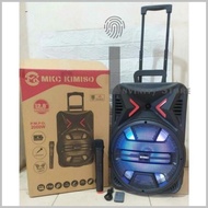 PROMO Speaker Bluetooth Portable Karaoke Kimiso 12,8inch With Mic