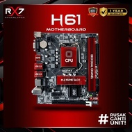 Motherboard RX7 H61 LGA 1155 DDR3 H61 Mainboard Support Nvme