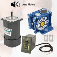 Kuidamos Gear Motor AC220V 120W Worm Locking Worm ปรับความเร็วได้ CW/CCW Gear Production Motor กับผู