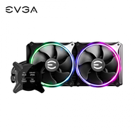 EVGA 艾維克 CLCx280 (280mm/2.1″LCD水冷頭/ARGB燈光/14cm風扇*2/Asetek7代 /五年全球保固)