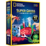 National Geographic Gross science Kit - 45 Gross Experiments - Dissect Braina, Make Slime