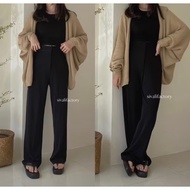 Preloved black culottes sivali cozy