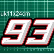 Sticker cutting 93marq marques