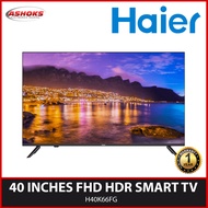 Haier H40K66FG Smart TV / Haier 40 inch FHD HDR TV / Google-Assistant, Chromecast, Google-play / Haier