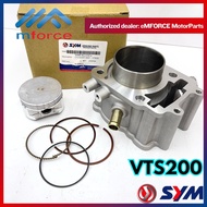 SYM VTS200 VTS SYM200 BLOCK SET CYLINDER BLOCK PISTON & RING ASSY 12100-HLA-010-A ORIGINAL SYM