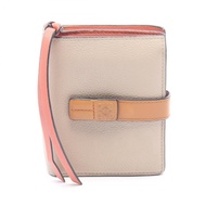 【สินค้ามือสอง】 โลเว่ LOEWE กระเป๋าสตางค์แบบพับสองทบและกระเป๋าสตางค์แบบมินิ Compact Zip Wallet C660Z4