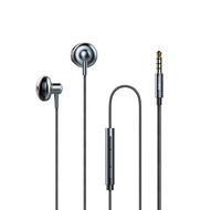 Recci REP-L25 Wired Braided Wire Headphones 3.5-PIN HD audio quality calls