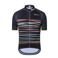 2022 Outdoor Road Shirt MTB Colored Lines Top Outdoor Breathable Clothing