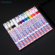 Peacellow Colorful Permanent Paint Marker Waterproof Markers Tire Tread Rubber Fabric Paint Marker Pens Graffiti Touch Up Paint Pen SG