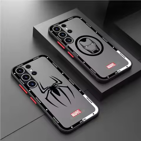 Marvel Hero Logo Case for Samsung Galaxy S9 S23 FE S10 Plus S23 Ultra S22 S21 S20 FE S24 Plus S21 No